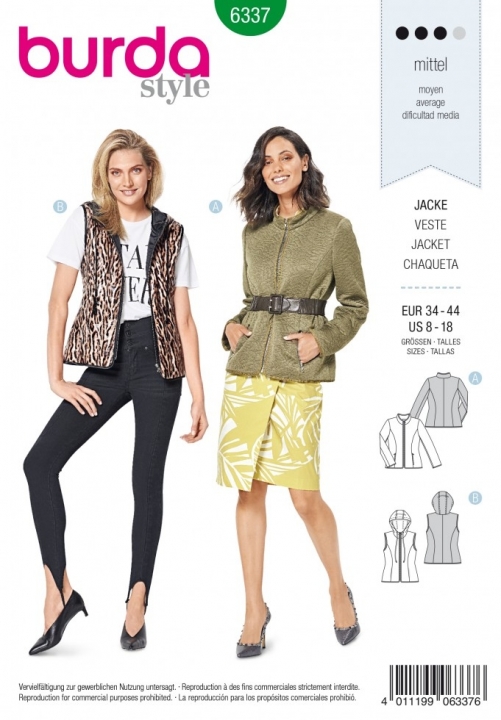 Burda Paper Sewing Pattern 6337