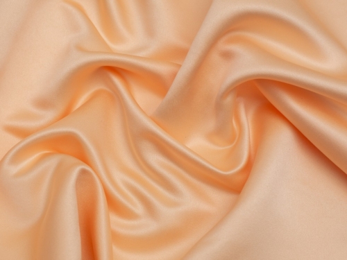 Silk Feel Polyester Satin, Peach