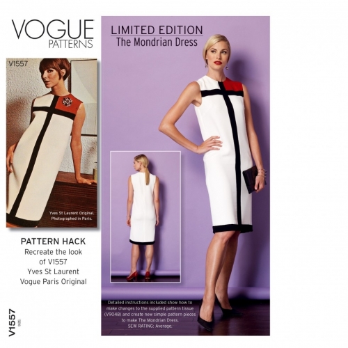 mondrian shift dress pattern