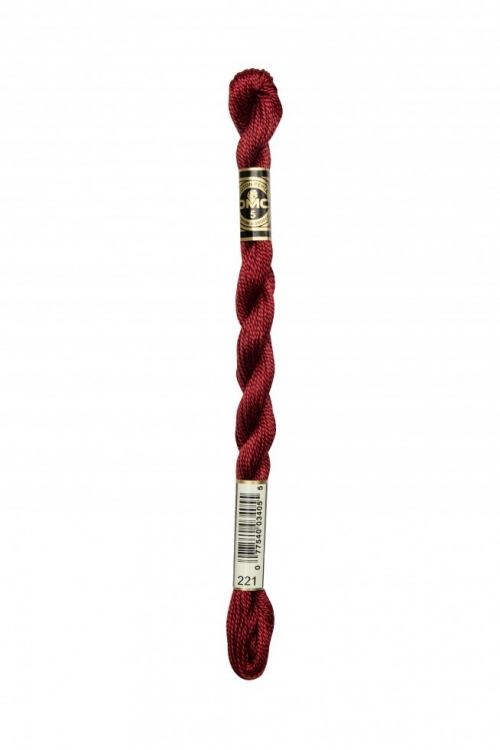 DMC Size 5 Cotton Perle Thread 221