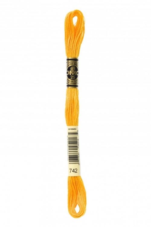 DMC Stranded Cotton Embroidery Thread 742