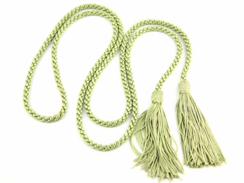 Dressing Gown Cord With Tassels Light Green