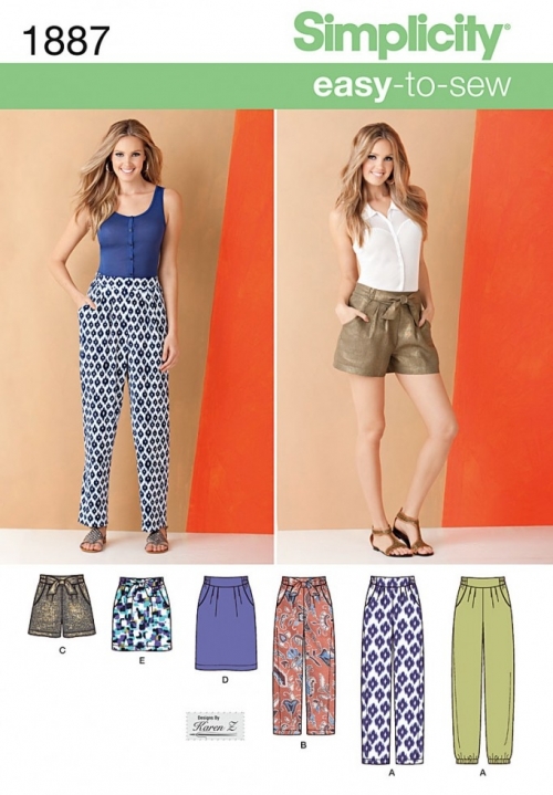 Simplicity Paper Sewing Pattern 1887
