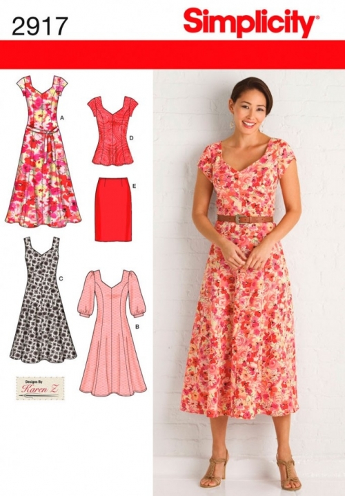 Simplicity Paper Sewing Pattern 2917, 1190504