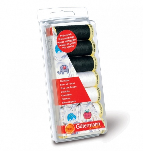 Gütermann Sew-All Thread: Black Gütermann Sew-All Thread: Black