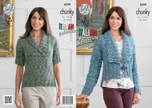 King Cole Verona Knitting Pattern 4299