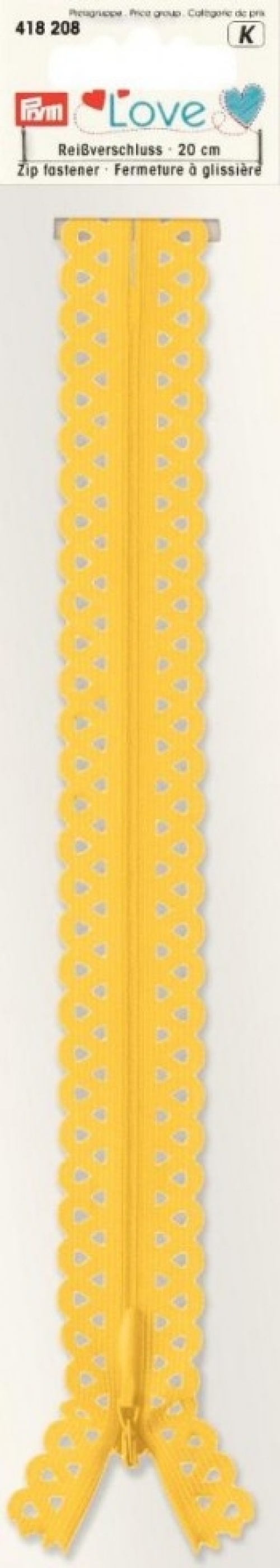 Prym Love Lace Dress Zips Sunflower Yellow
