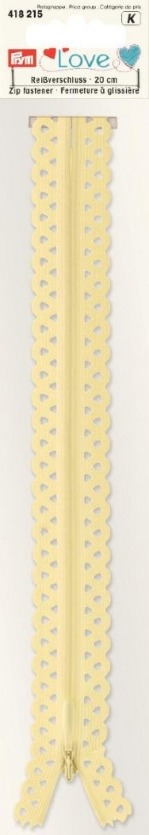Prym Love Lace Dress Zips Pale Yellow