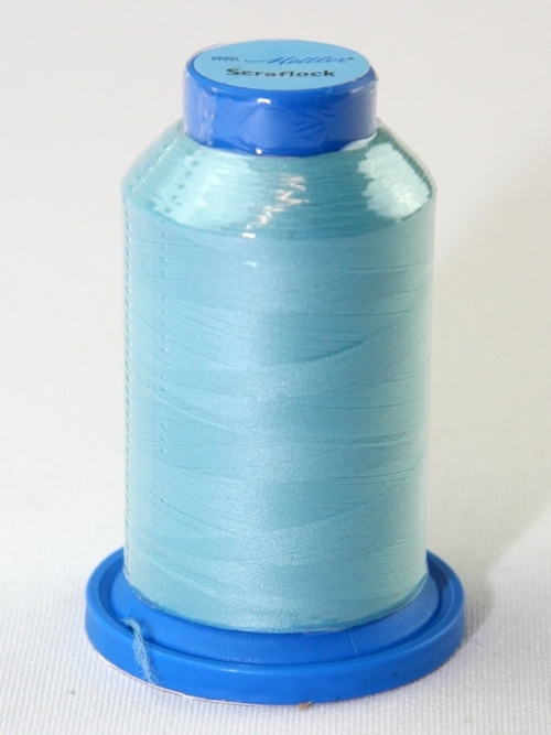 Mettler Seraflock Stretch Sewing Thread 408 Aqua