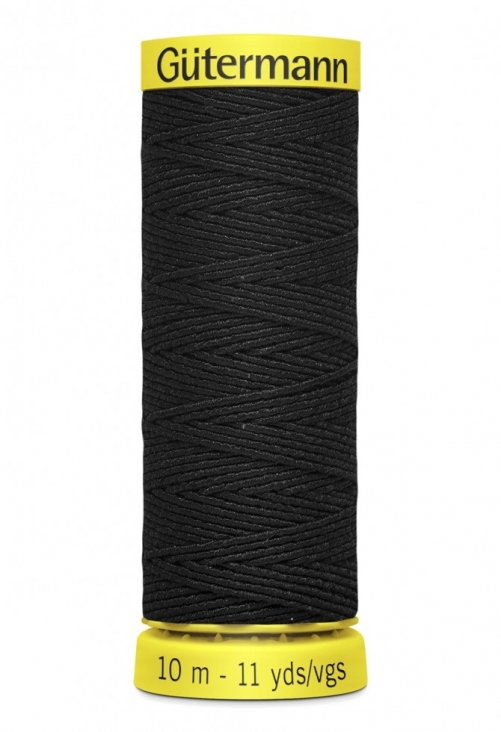 Gutermann Shirring Elastic Black