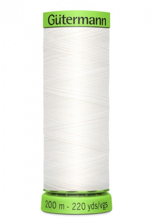 Gutermann Extra Fine Sewing Thread White 800