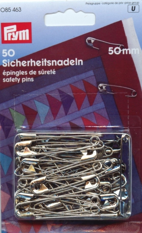 Prym Safety Pins Silver