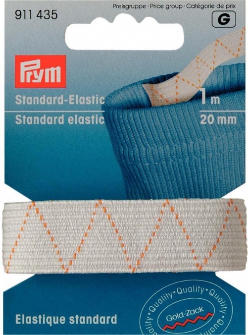 Prym Flat Elastic White