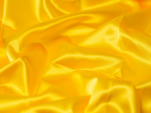 Minerva Core Range Acetate Satin Fabric Yellow