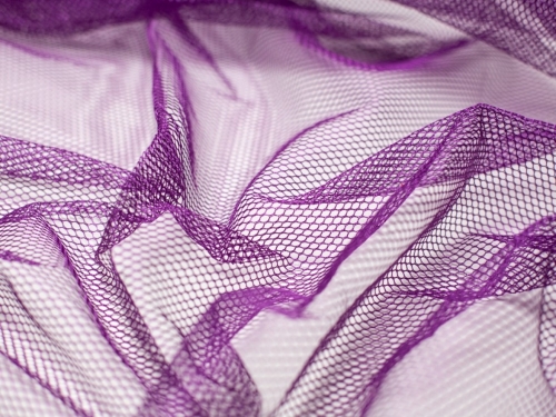 By Annie Pre Cut Piece Stretch Mesh Fabric Tahiti Purple
