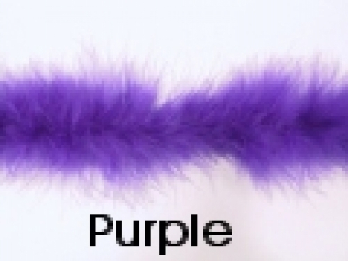 Minicraft Marabou Feather Trim Purple