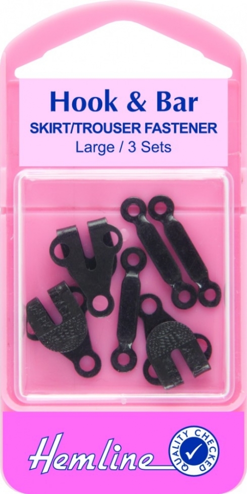 Hemline Hooks & Eyes Fasteners - Assorted Sizes – Hot Pink Haberdashery