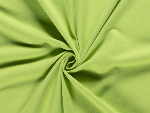 Minerva Core Range Light Loop Back French Terry Stretch Knit Fabric Lime Green