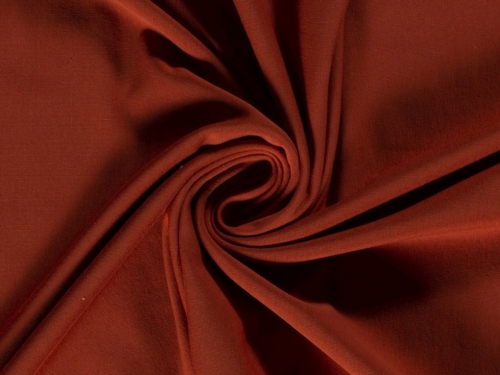 Minerva Core Range Light Loop Back French Terry Stretch Knit Fabric Rust