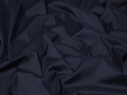 Minerva Core Range Light Stretch Woven Cotton Poplin Fabric Navy Blue