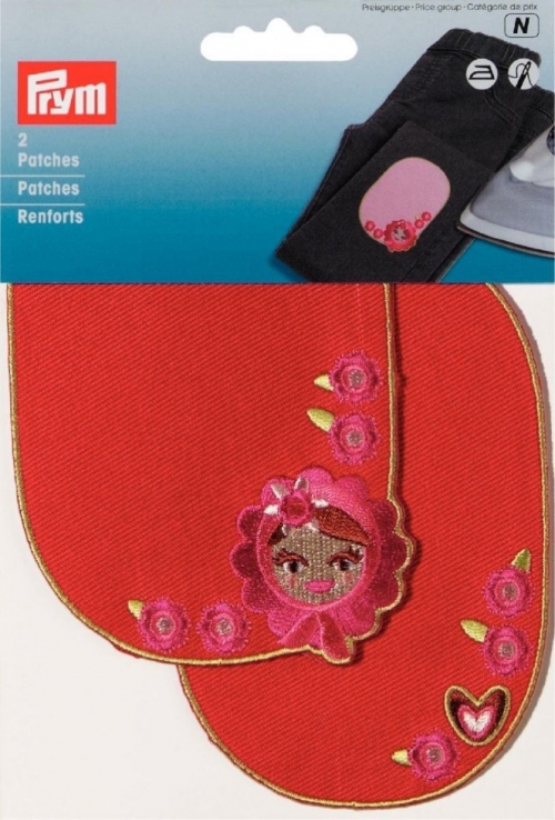 Prym Girls Roses Patches Multicoloured