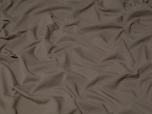 Minerva Core Range Heavy Cotton Jersey Stretch Knit Fabric Warm Pewter
