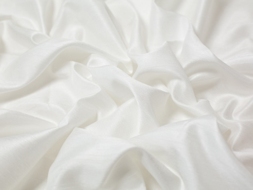 Minerva Core Range Satin Back Dupion Fabric White