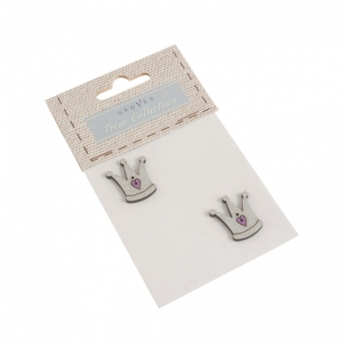 Fabric Covered Wood Buttons