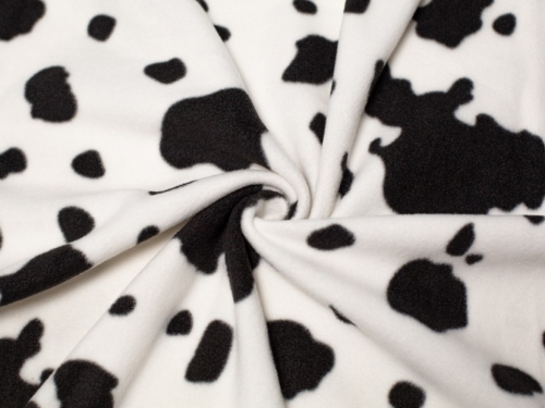 Black Polar Fleece Fabric