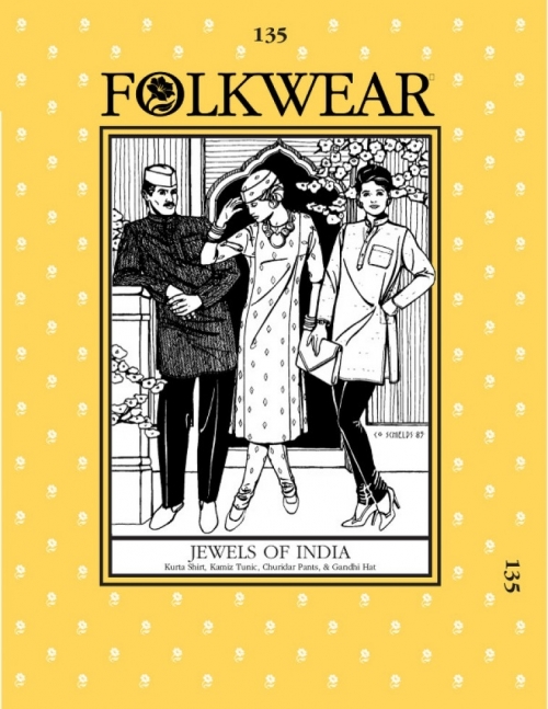 Folkwear Patterns Paper Sewing Pattern Jewels of India