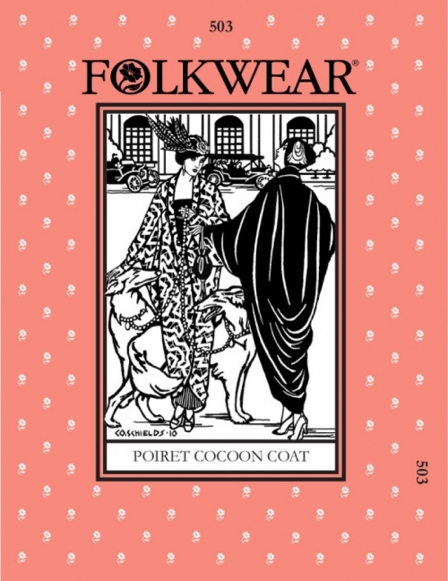 Folkwear Patterns Paper Sewing Pattern Poiret Cocoon Coat