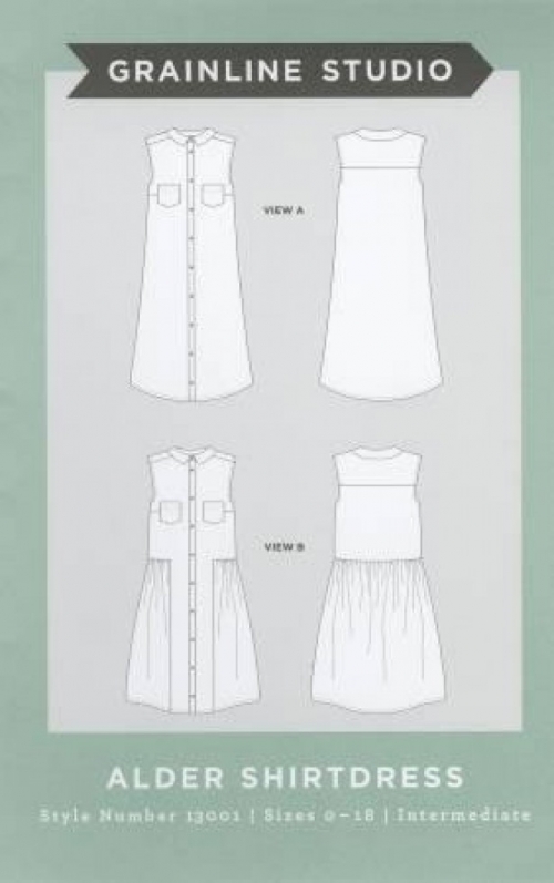 Grainline Studio Paper Sewing Pattern Alder Shirtdress
