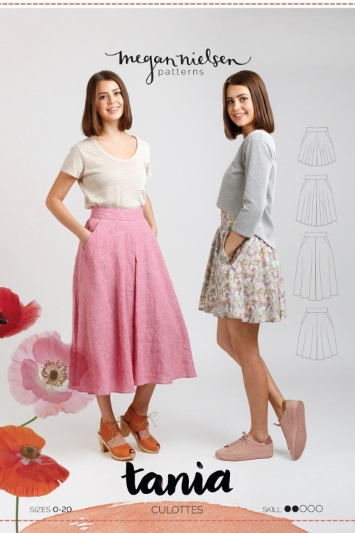 Megan Nielsen Paper Sewing Pattern Tania Culottes