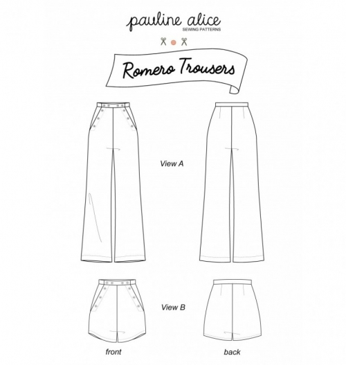 Pauline Alice Sewing Pattern Romero Trousers | 1187200 | Minerva