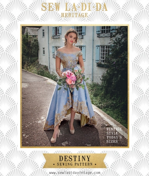Sew La Di Da Vintage Paper Sewing Pattern Destiny Dress