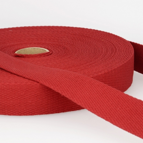 Stephanoise Cotton Webbing Burgundy