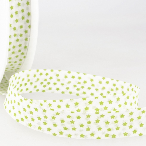 Stephanoise Stars Bias Binding Tape Anise Green