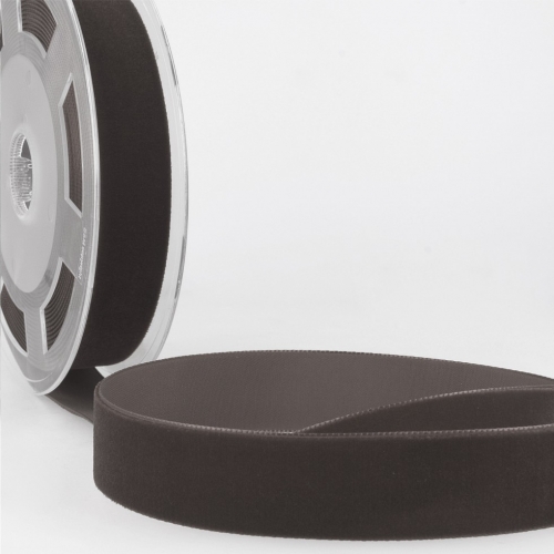 Stephanoise Velvet Ribbon Grey Black