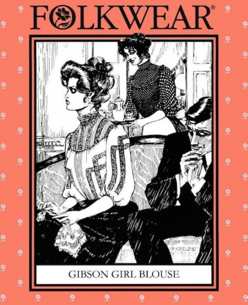Folkwear Patterns Paper Sewing Pattern Gibson Girl Blouse