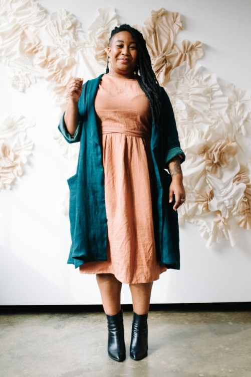 dress duster coat