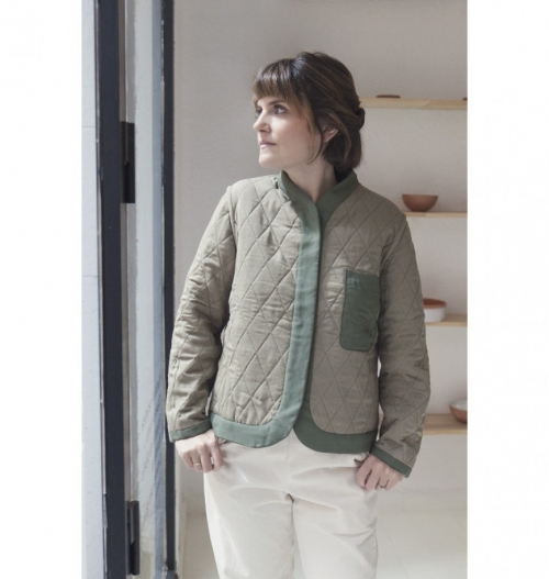 【ANGLAN】Big Pocket Open Side Quilting Jacket ANGLAN (アングラン) - Big Pocket Open Side Quilting Jacket