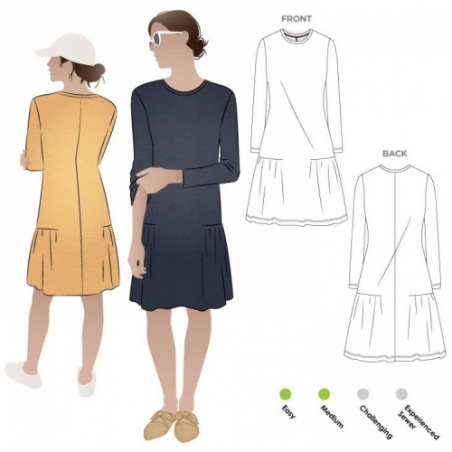Style Arc Paper Sewing Pattern Talulah Knit Dress