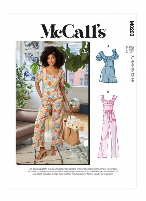 McCalls Paper Sewing Pattern 8203, 1254170