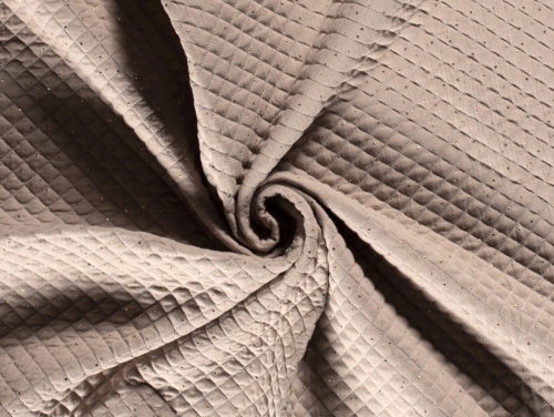  Minerva Crafts Foil Jersey Knit Fabric Bordeaux - per