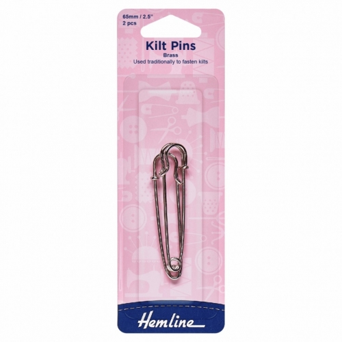 Hemline Kilt Pins Silver