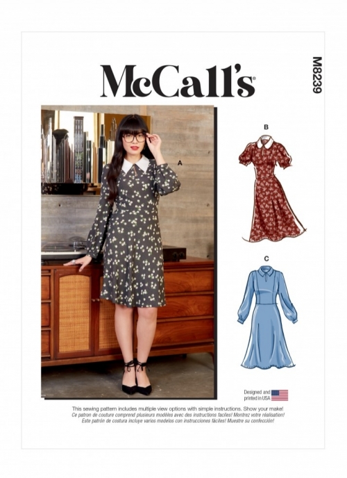 McCalls Paper Sewing Pattern 8239, 1263591