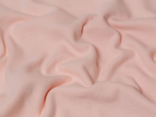 Minerva Core Range Tubular Ribbing Stretch Knit Fabric Powder Pink