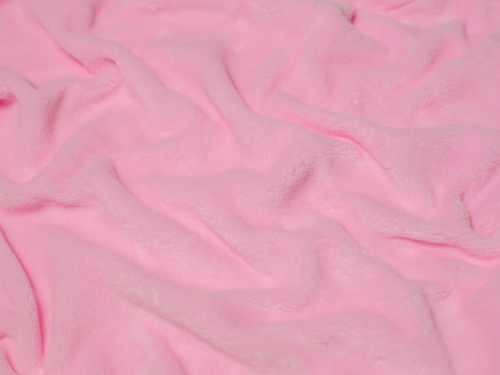 Minerva Core Range Super Soft Plush Cuddle Fleece Fabric Light Pink