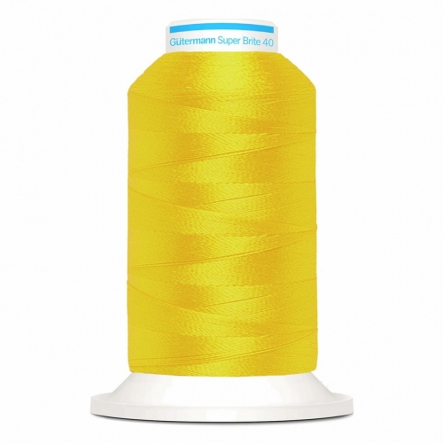 Gutermann Super Brite Polyester 40 Embroidery Thread 9001