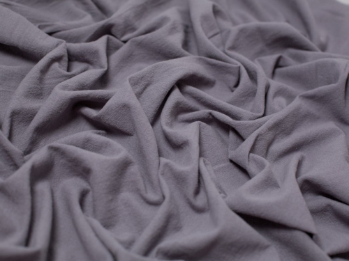 Minerva Core Range Washed Vintage Linen Look Cotton Fabric Dark Grey